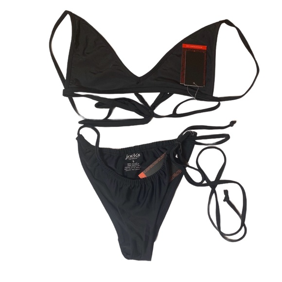NWT Jack’s Surfboards Black Bikini Size XS - Picture 1 of 4